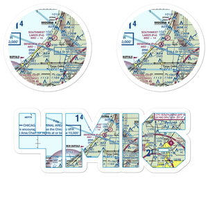 Benedick Airport (4MI6) VFR Sectional Sticker Pack