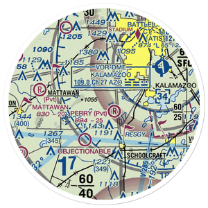 Whitcomb Field (4MI4) VFR Sectional Sticker (20 mile)