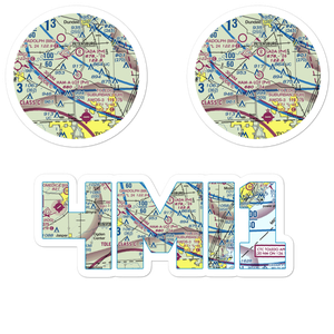 Air Rahe Airport (4MI1) VFR Sectional Sticker Pack