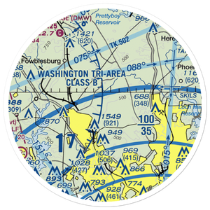 St John Airport (4MD9) VFR Sectional Sticker (20 mile)