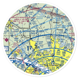 St John Airport (4MD9) VFR Sectional Sticker (30 mile)