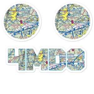 Ijamsville Airport (4MD8) VFR Sectional Sticker Pack