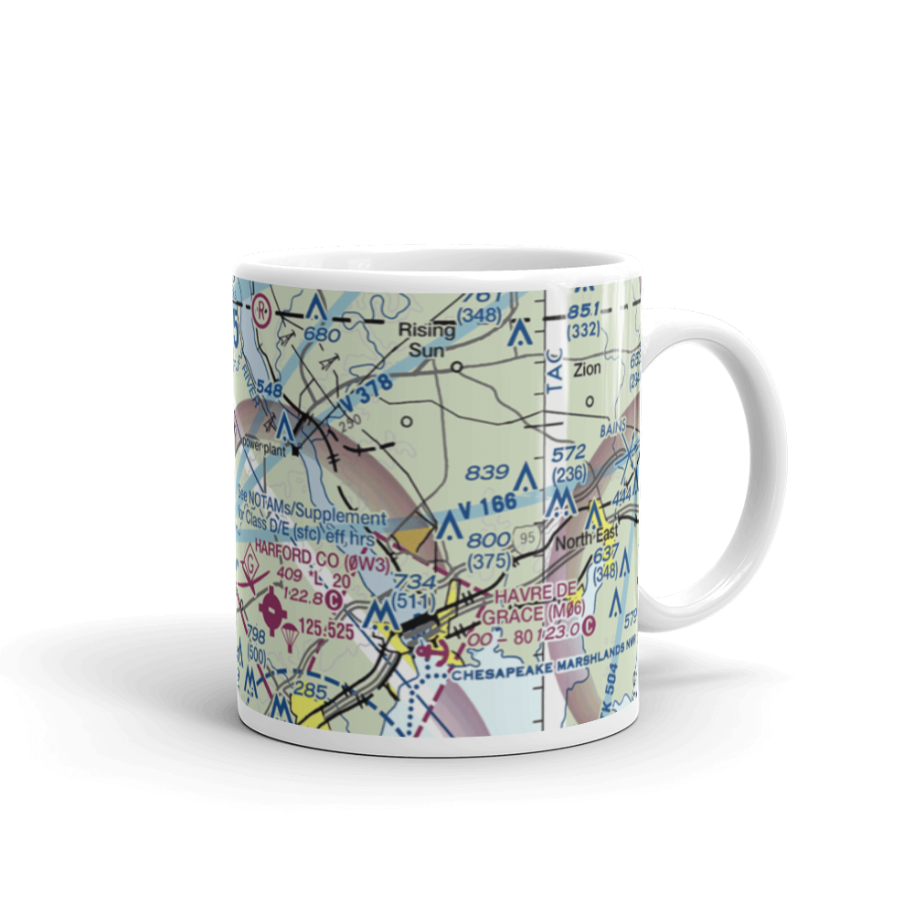 Moxley's Airport (4MD6) VFR Sectional  Mug 