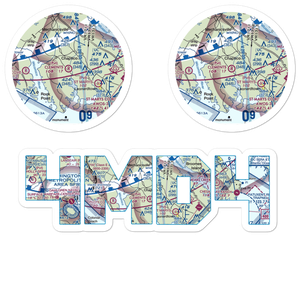 Clements Airport (4MD4) VFR Sectional Sticker Pack
