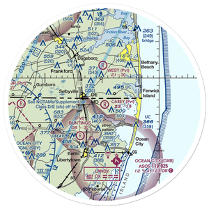 Carey Field (4MD3) VFR Sectional Sticker (30 mile)