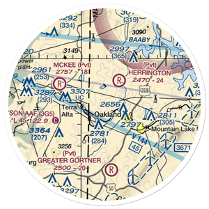 Ward's Airport (4MD2) VFR Sectional Sticker (20 mile)