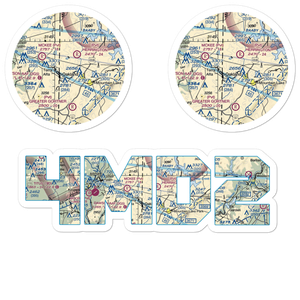 Ward's Airport (4MD2) VFR Sectional Sticker Pack