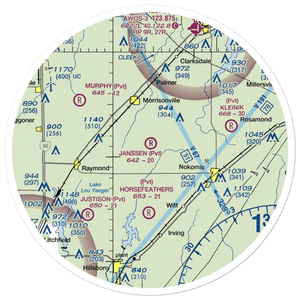 Alan B. Janssen Airport (4LL9) VFR Sectional Sticker (30 mile)