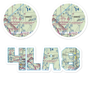 Overton Private Airport (4LA8) VFR Sectional Sticker Pack