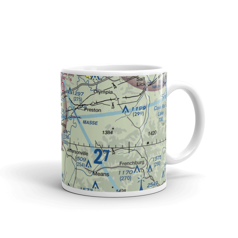 Weavers Run Airport (4KY5) VFR Sectional  Mug 