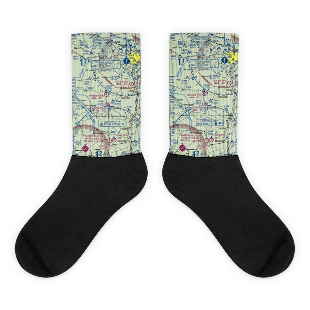 Moseley Field (4KY4) VFR Sectional Socks 