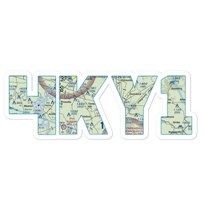 Creek Side Landing Airport (4KY1) VFR Sectional Sticker