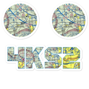 Ingels Aerodrome (4KS2) VFR Sectional Sticker Pack