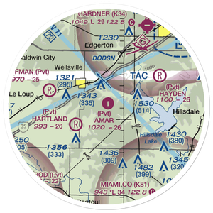 Amar Farms Airport (4KS1) VFR Sectional Sticker (20 mile)
