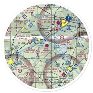 Amar Farms Airport (4KS1) VFR Sectional Sticker (30 mile)