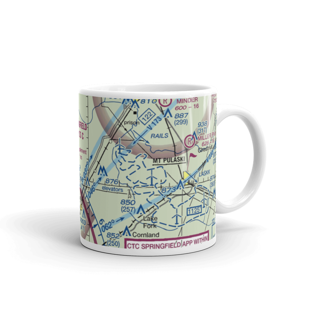 Leigh Farm Airport (4IS8) VFR Sectional  Mug 