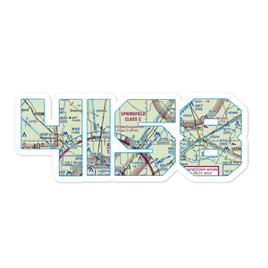 Leigh Farm Airport (4IS8) VFR Sectional Sticker
