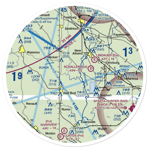 Smith Restricted Landing Area (4IS5) VFR Sectional Sticker (30 mile)