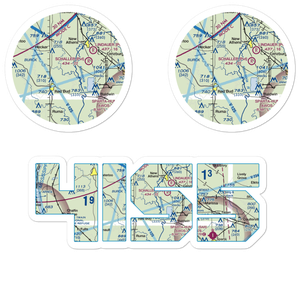 Smith Restricted Landing Area (4IS5) VFR Sectional Sticker Pack