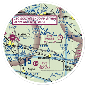 Ball Field (4IN5) VFR Sectional Sticker (20 mile)