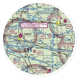 Ball Field (4IN5) VFR Sectional Sticker (30 mile)