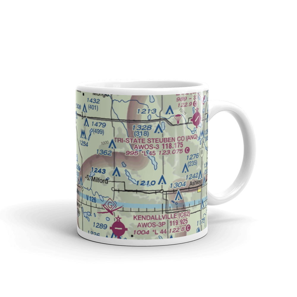 Oliver Lake Seaplane Base (4IN2) VFR Sectional  Mug 