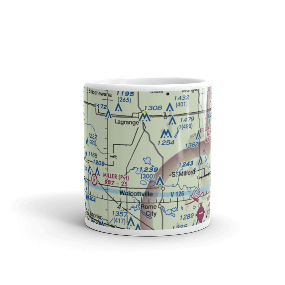 Oliver Lake Seaplane Base (4IN2) VFR Sectional  Mug 