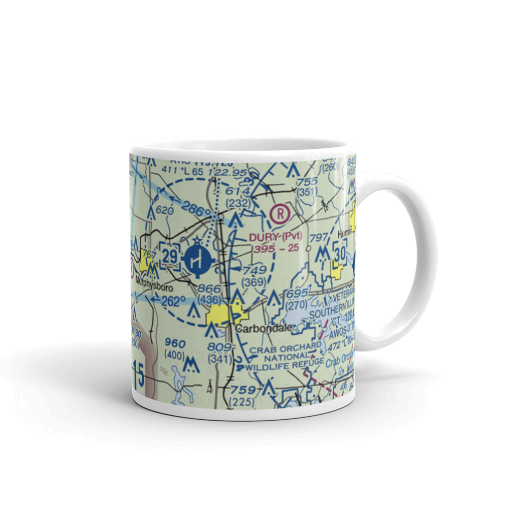 Rendleman Airport (4IL8) VFR Sectional  Mug 