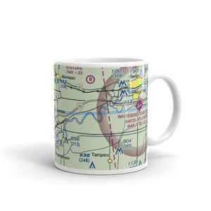 Frank's Flying Service Airport (4IL5) VFR Sectional  Mug