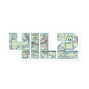 Wayne Ziller Jr Airport (4IL2) VFR Sectional Sticker