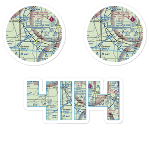 Chesak Airport (4II4) VFR Sectional Sticker Pack