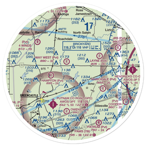 Oleo Airport (4II3) VFR Sectional Sticker (30 mile)