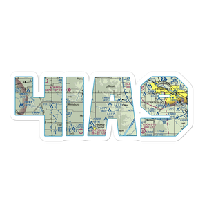 Triple J Airport (4IA9) VFR Sectional Sticker