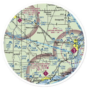 Mccoy Airport (4IA4) VFR Sectional Sticker (30 mile)