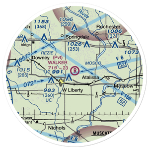 Walker Field (4IA2) VFR Sectional Sticker (20 mile)