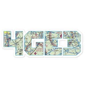 Whitehall Airport (4GE3) VFR Sectional Sticker