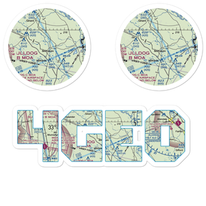 Millhaven Airport (4GE0) VFR Sectional Sticker Pack