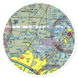 Ebeneezer Airport (4GA9) VFR Sectional Sticker (30 mile)