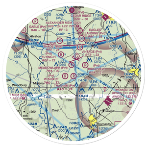 Thacker Field (4GA1) VFR Sectional Sticker (30 mile)