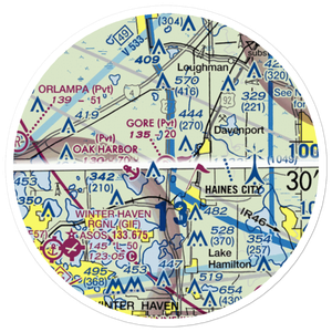Gore Airport (4FL9) VFR Sectional Sticker (20 mile)