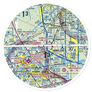 Gore Airport (4FL9) VFR Sectional Sticker (30 mile)