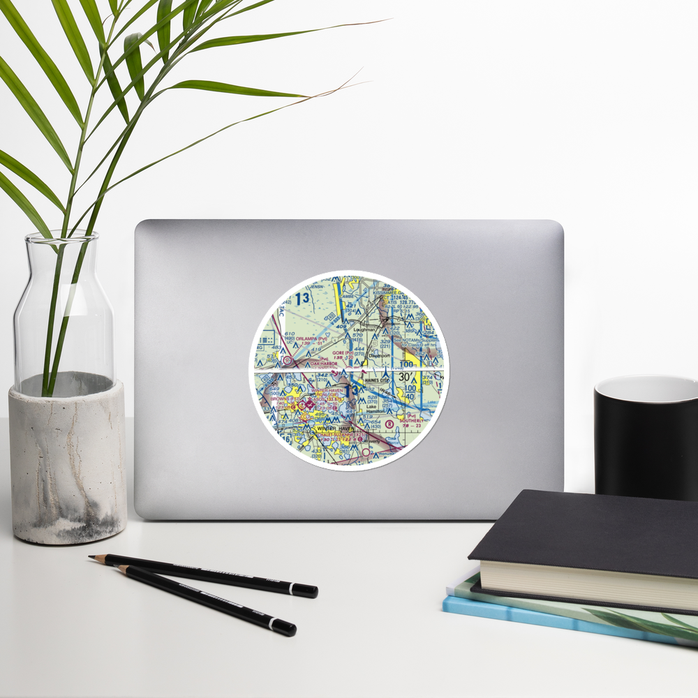 Gore Airport (4FL9) VFR Sectional Sticker (30 mile) 