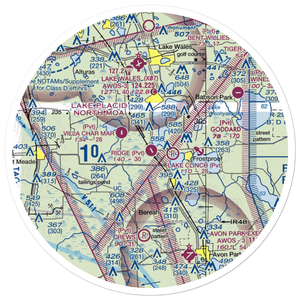 Ridge Landing Airport (4FL5) VFR Sectional Sticker (30 mile)