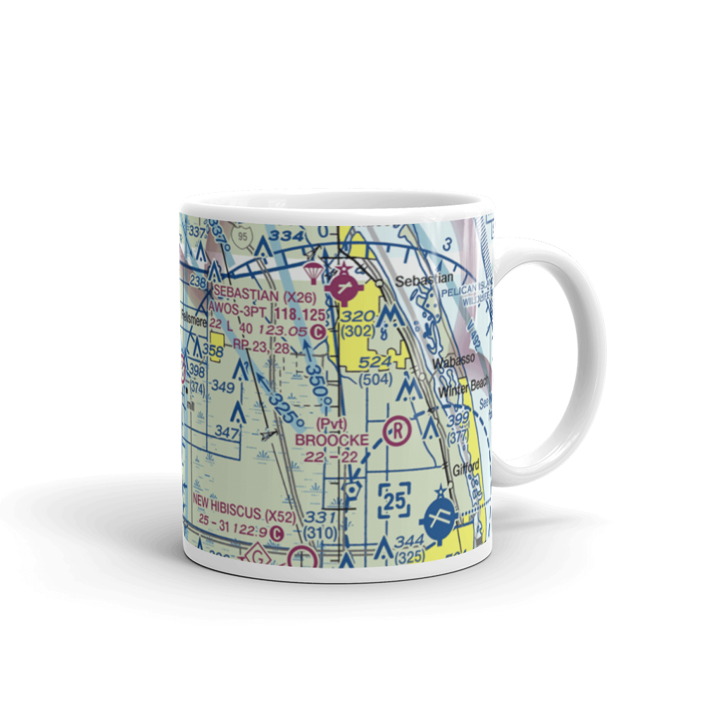 Fellsmere Airport (4FL3) VFR Sectional  Mug 