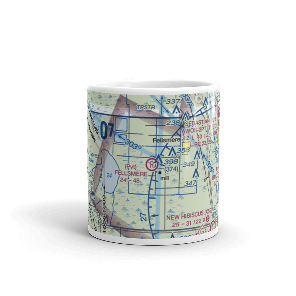 Fellsmere Airport (4FL3) VFR Sectional  Mug 