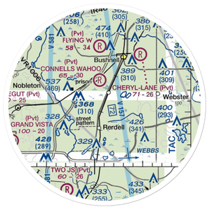 Ko-Kee Airport (4FL2) VFR Sectional Sticker (20 mile)