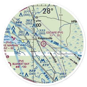 Escape Ranch Airport (4FL1) VFR Sectional Sticker (20 mile)