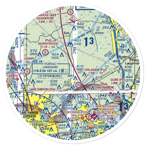 Flanders Field (4FD7) VFR Sectional Sticker (30 mile)