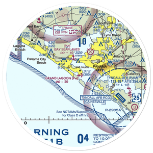 Grand Lagoon Seaplane Base (4FD5) VFR Sectional Sticker (30 mile)