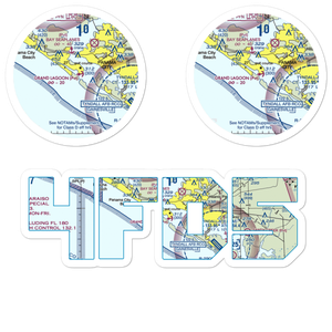 Grand Lagoon Seaplane Base (4FD5) VFR Sectional Sticker Pack